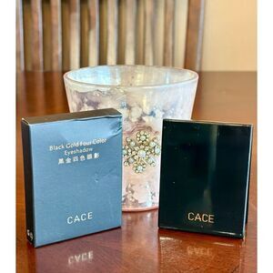 CACE - NWTIB -  "Black Gold" Eyeshadow Palette, #5 Neutral Earth Tones/4 Shades
